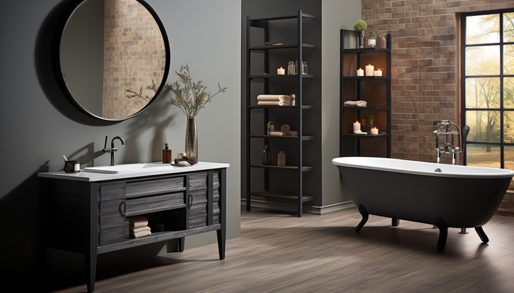 What is the budget to install a furniture in a bathroom?